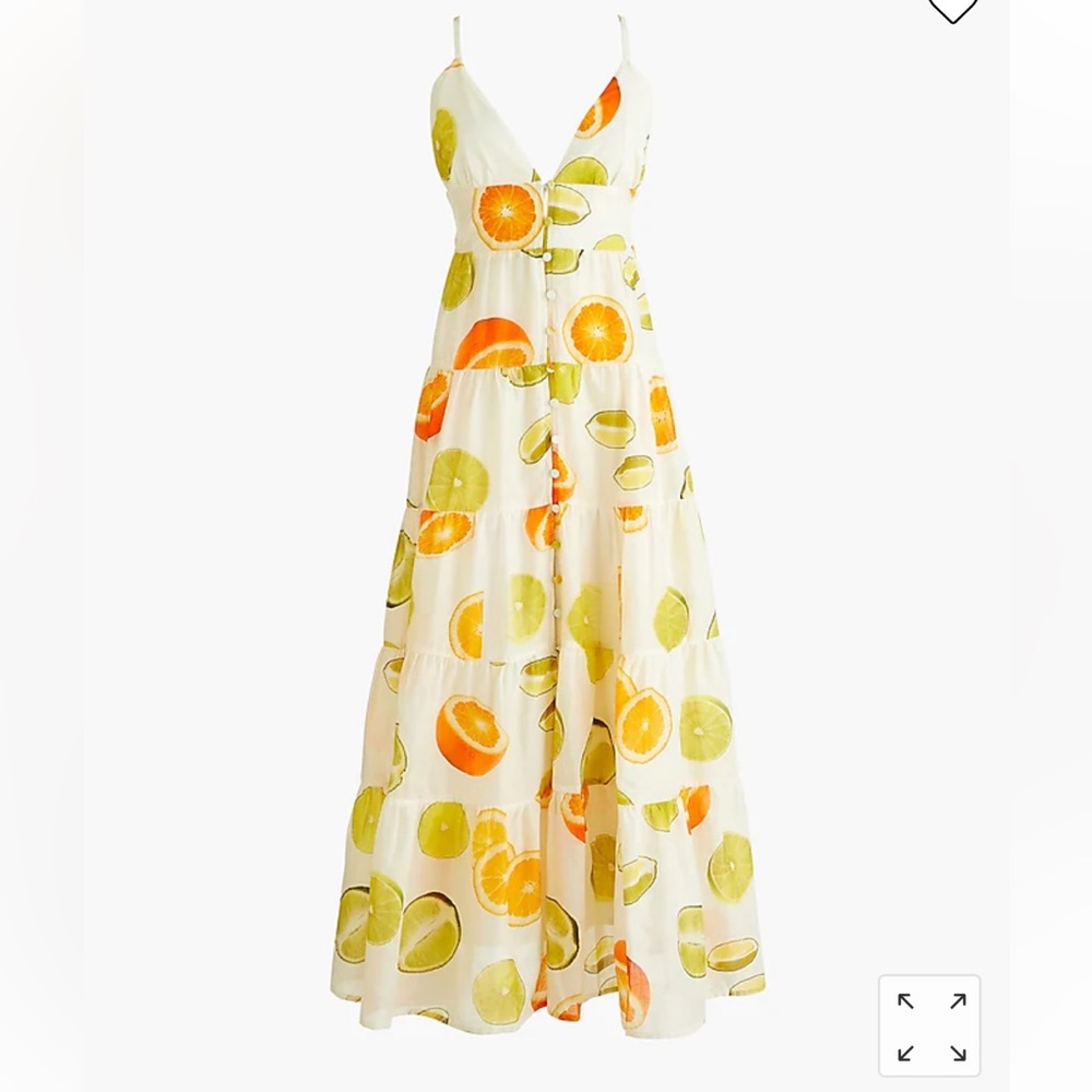 Edie Parker X J.Crew Tiered Dress